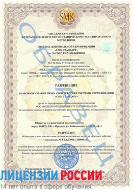 Образец разрешение Апрелевка Сертификат ISO 50001
